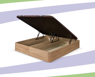 Canapé doble de madera