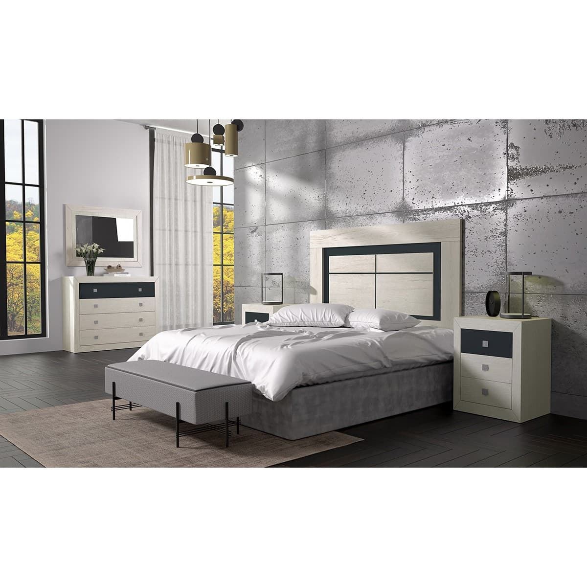 DORMITORIO MATRIMONIO MOD.PRA. - Imagen 4