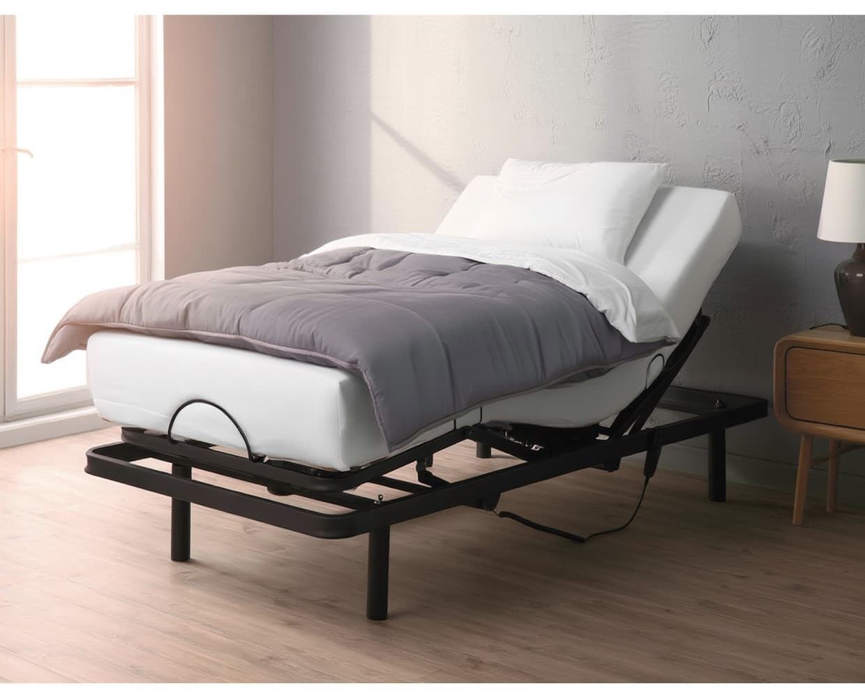 Pack Descanso: Cama Articulada + Colchón Visco EROS + Almohada Viscoelástica - Imagen 2