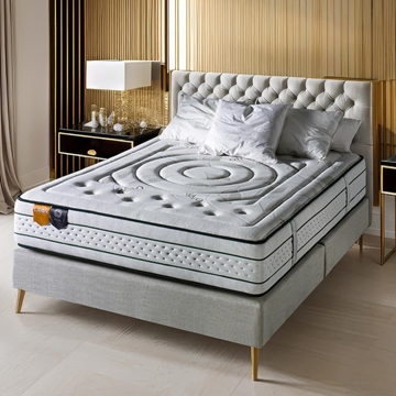 Pack Descanso: Colchón Muelle-Ensacado OLIVE + Canapé abatible + Almohada Viscoelástica - Imagen 2