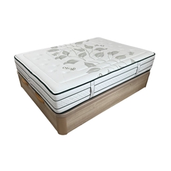 Pack Descanso: Colchón Muelle-Ensacado Olive + Canapé abatible + Almohada Viscoelástica - Imagen 1