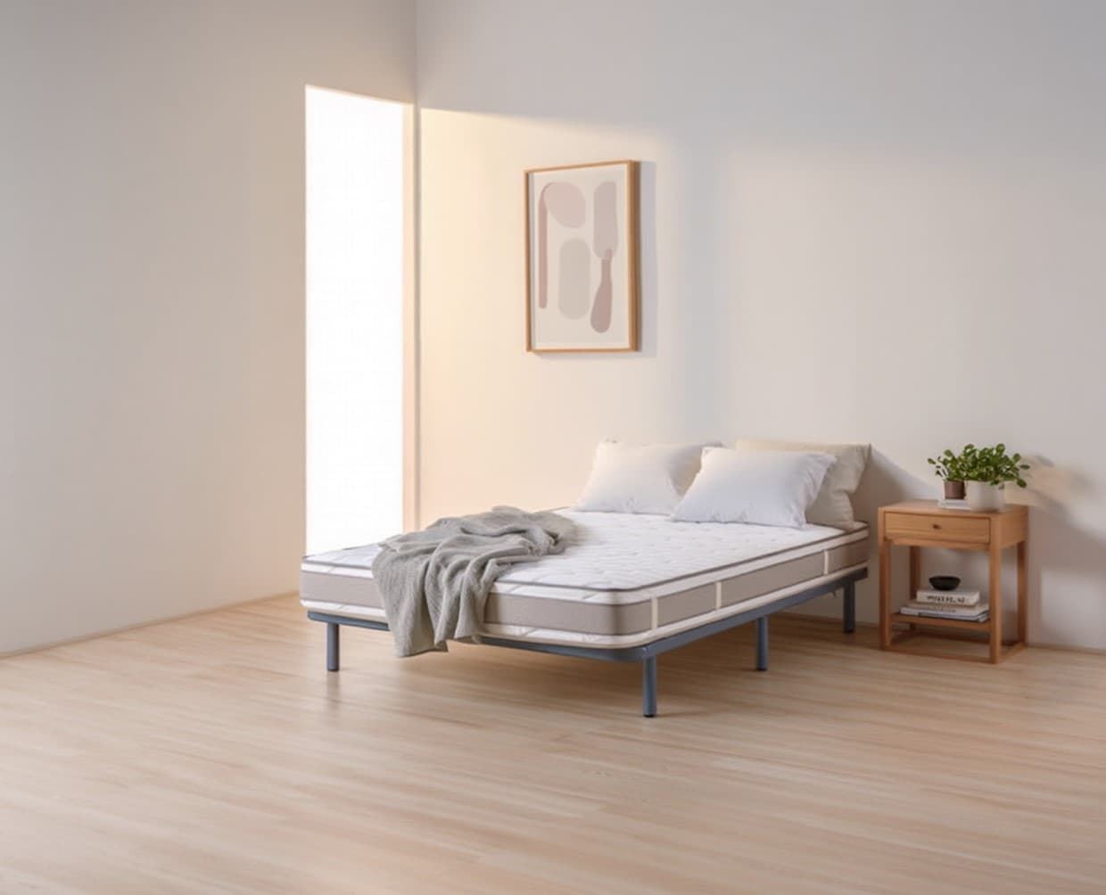 Pack Descanso: Colchón VISCO CONFORT + Somier + Almohada - Imagen 2