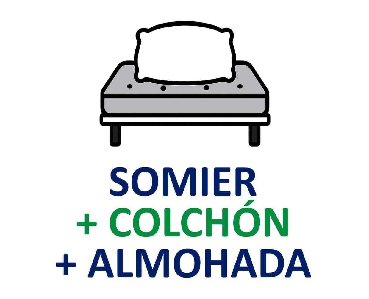 Pack Descanso: Colchón VISCO CONFORT + Somier + Almohada - Imagen 4