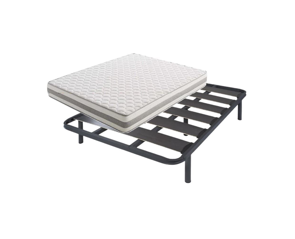 Pack Descanso: Colchón Visco ECO PLUS + Somier + Almohada - Imagen 1