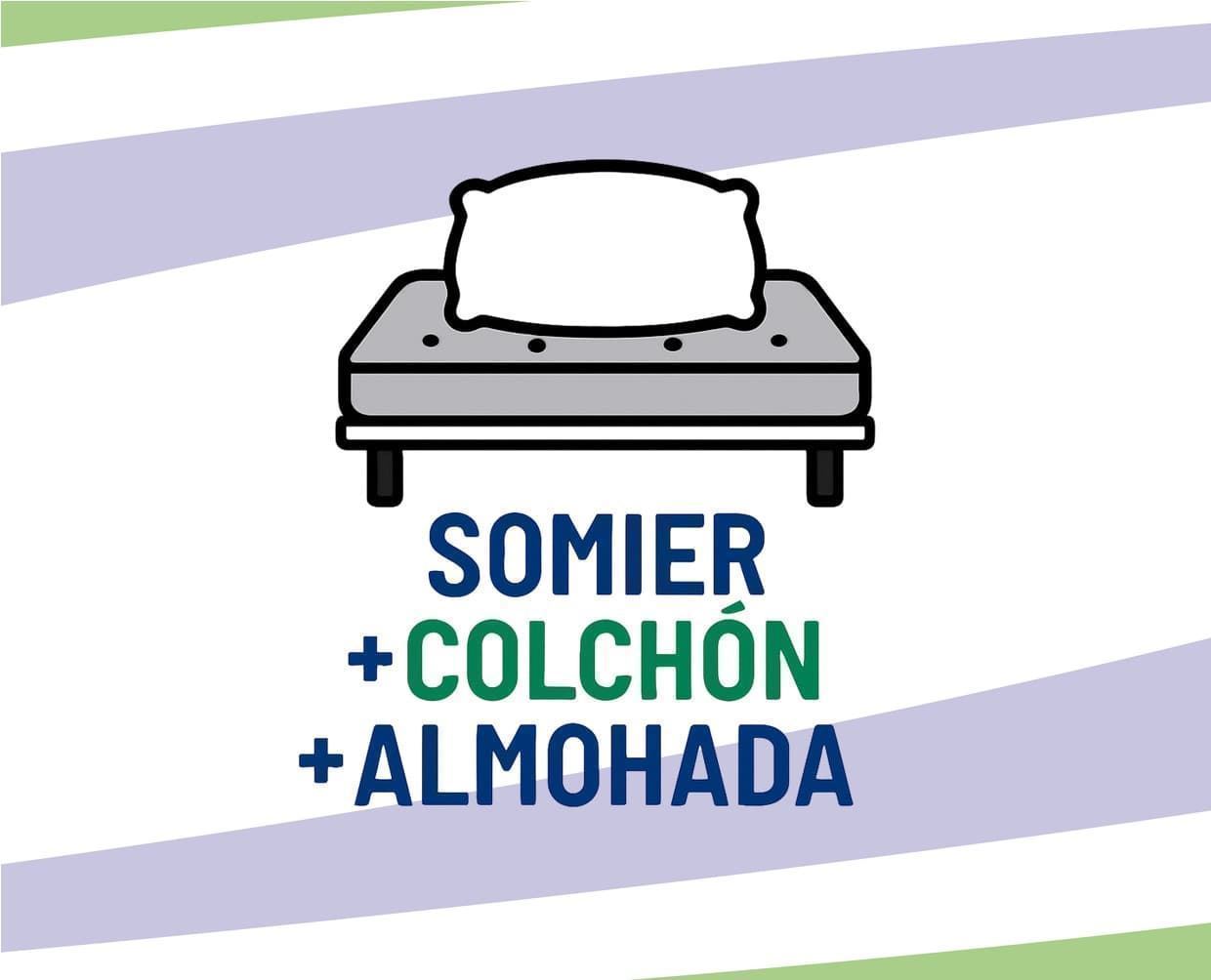 Pack Descanso: Colchón Visco ECO PLUS + Somier + Almohada - Imagen 3