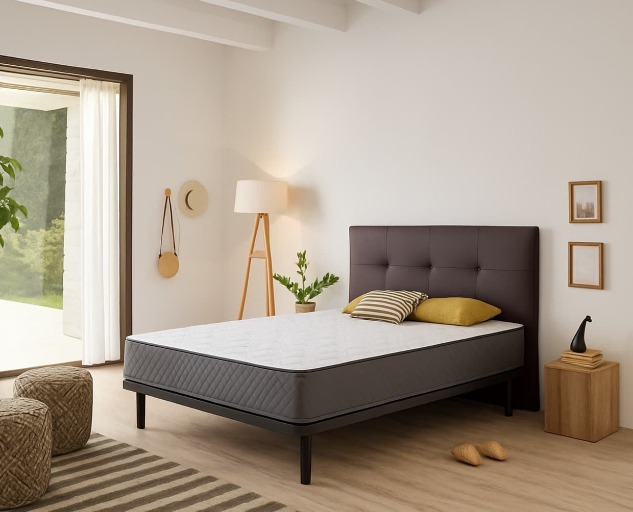 Pack Descanso: Colchón Visco ECO + Somier + Almohada - Imagen 2