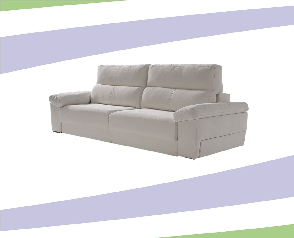 SOFA LINEAL MODELO DARKON - Imagen 1