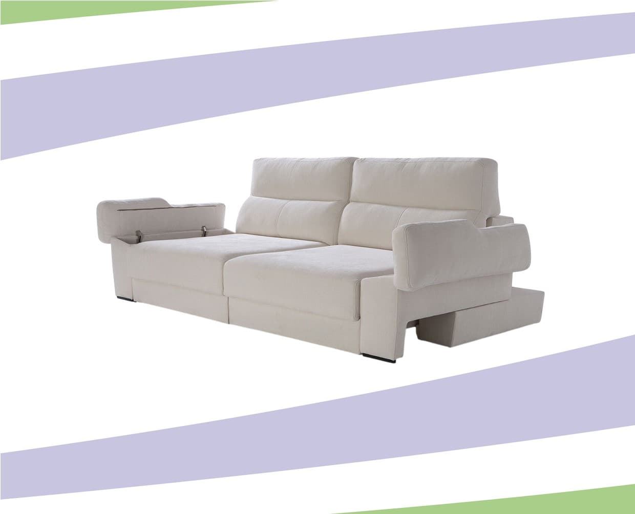 SOFA LINEAL MODELO DARKON - Imagen 2