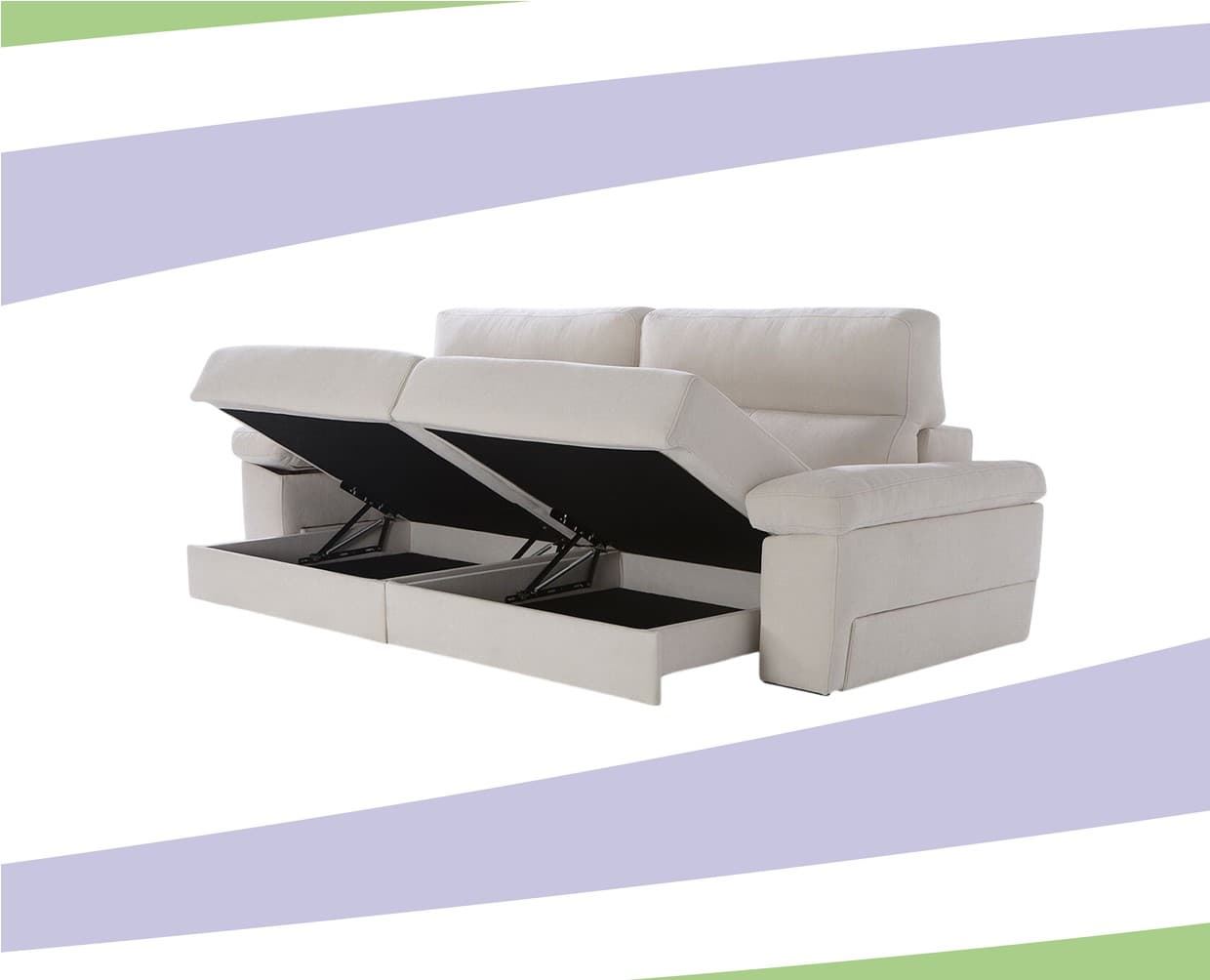 SOFA LINEAL MODELO DARKON - Imagen 4